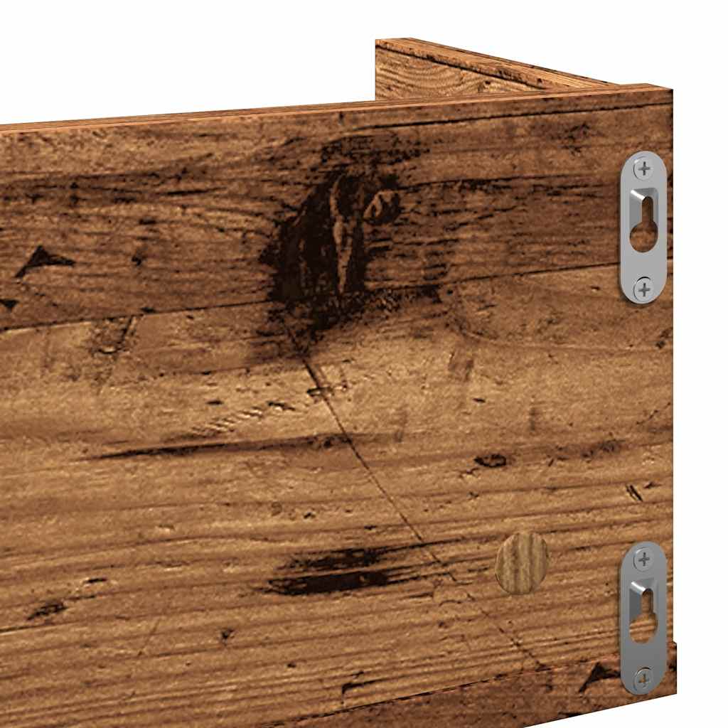 Cd Wall Shelf 100X18X18 Cm Engineered Wood