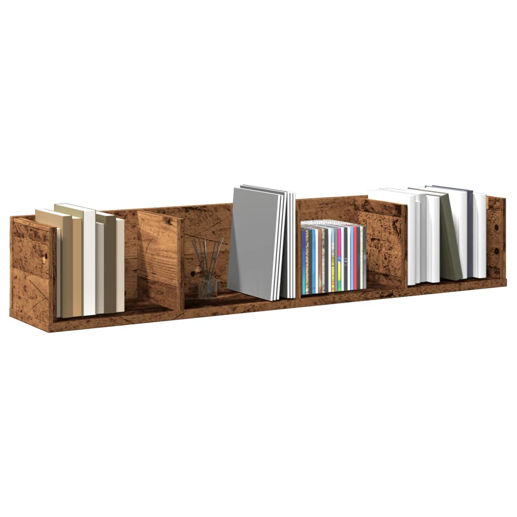 Cd Wall Shelf 100X18X18 Cm Engineered Wood