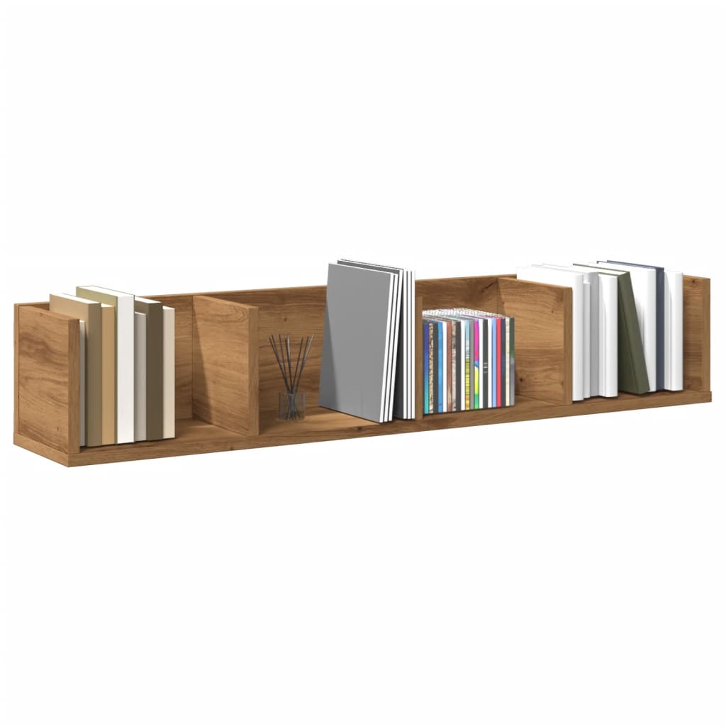 Cd Wall Shelf 100X18X18 Cm Engineered Wood