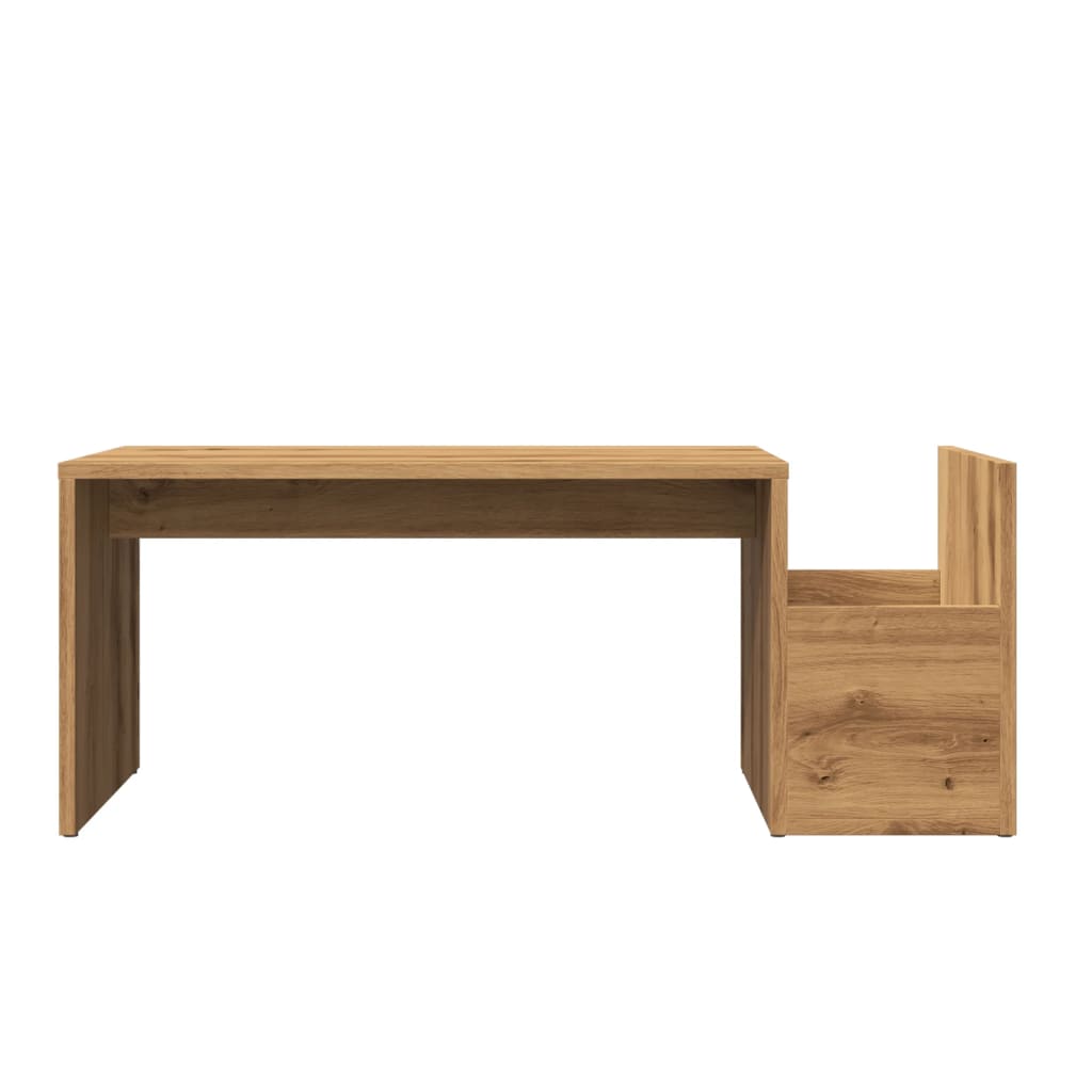 Coffee Table Artisian Oak 90X45X35 Cm Engineered Wood