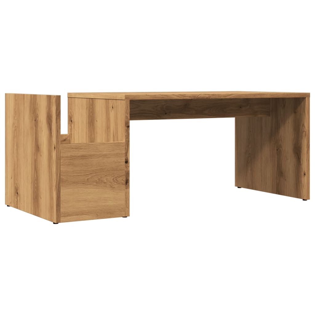 Coffee Table Artisian Oak 90X45X35 Cm Engineered Wood
