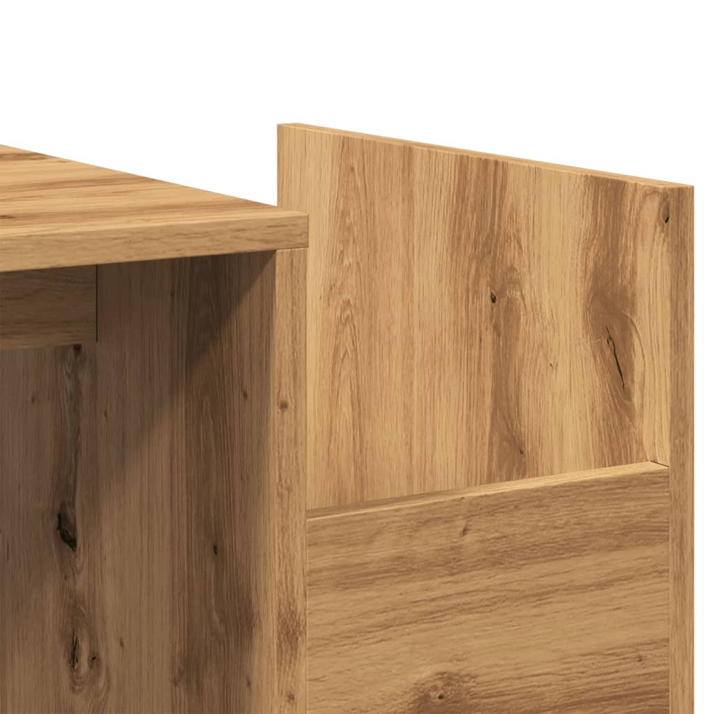 Coffee Table Artisian Oak 90X45X35 Cm Engineered Wood