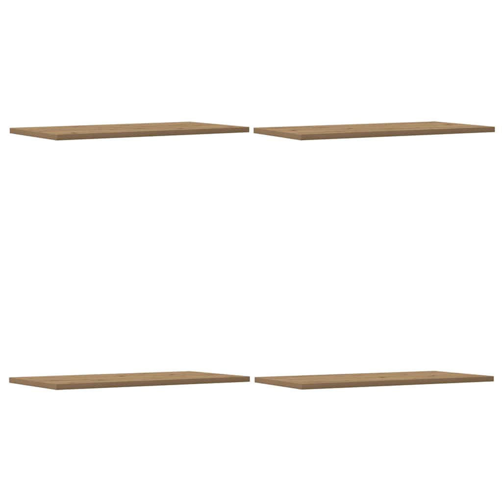 Wall Shelves 4 Pcs Engineered Wood