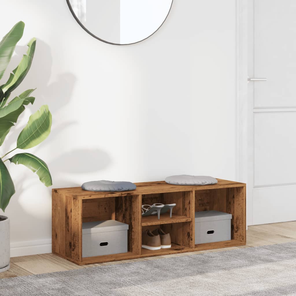Shoe Storage Bench 105X35X35 Cm Engineered Wood
