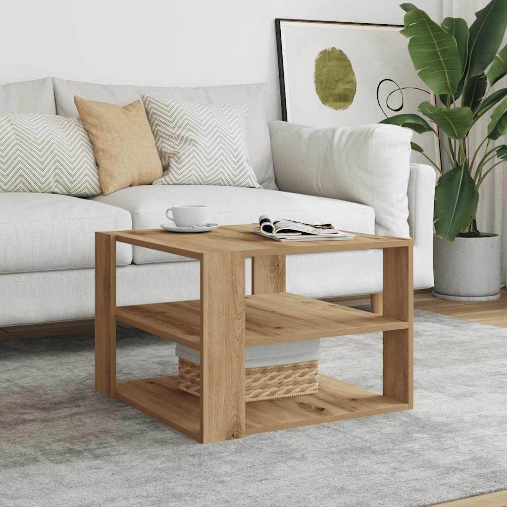 Coffee Table 58X58X40 Cm Engineered Wood