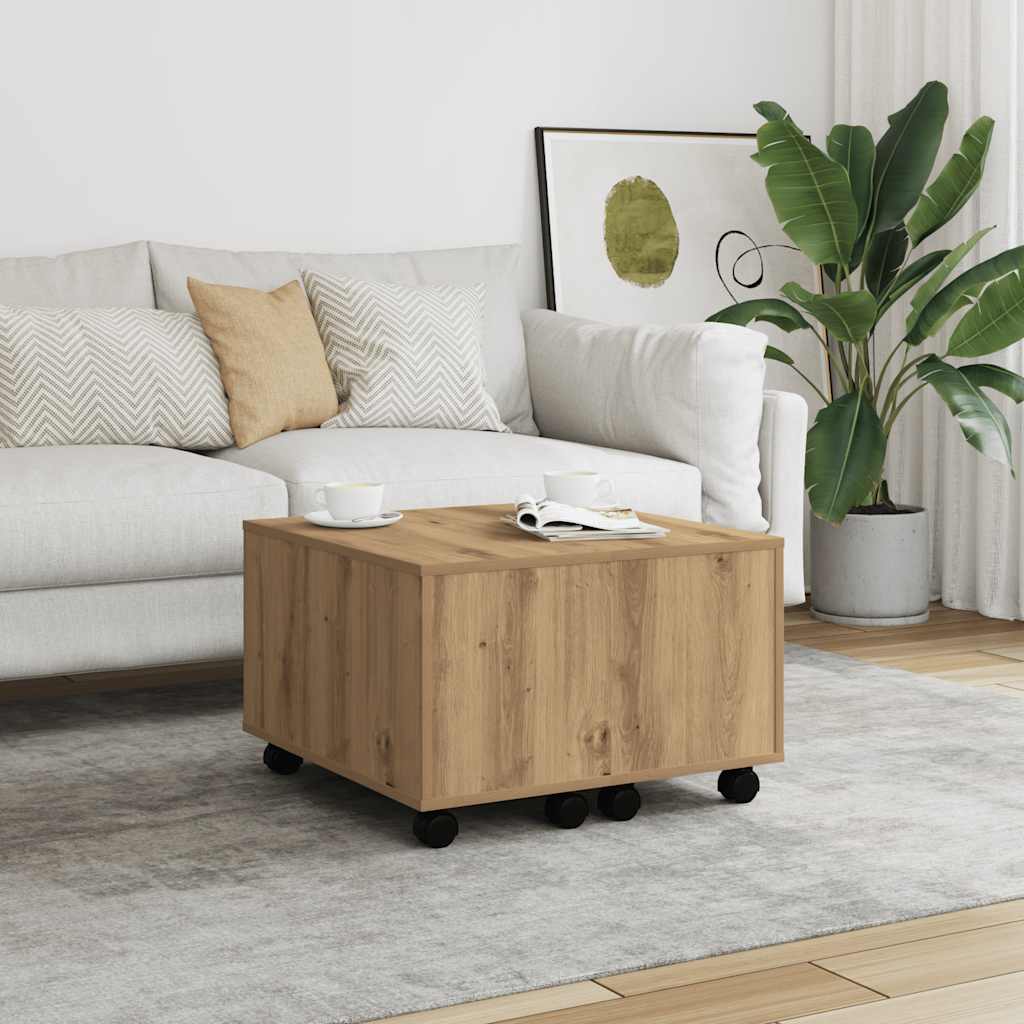Coffee Table 60X60X38 Cm Engineered Wood