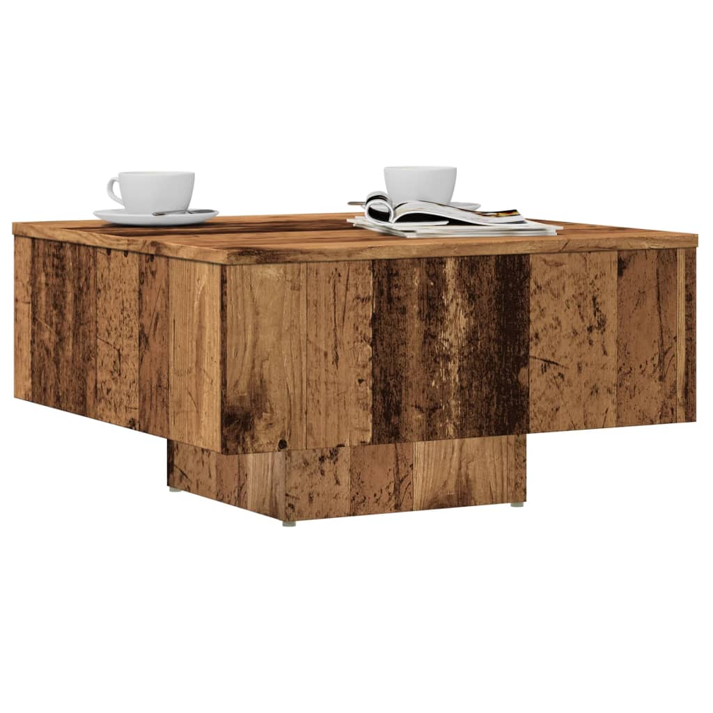 Coffee Table 60X60X31.5 Cm Engineered Wood