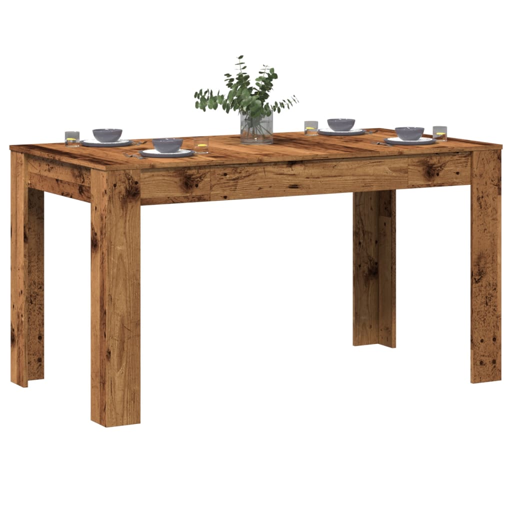 Dining Table 140X74.5X76 Cm Engineered Wood