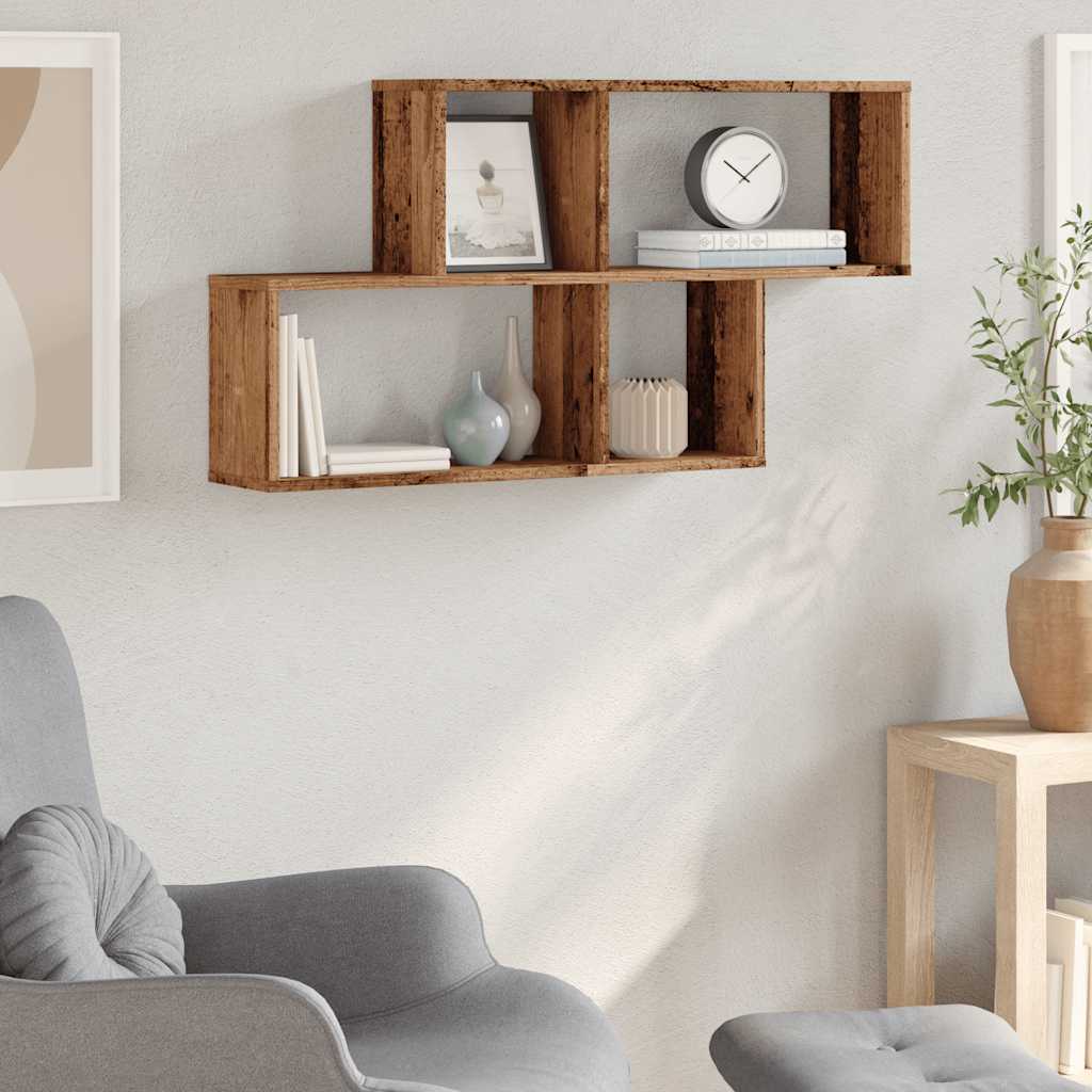 Wall Shelf 100X18X53 Cm Engineered Wood