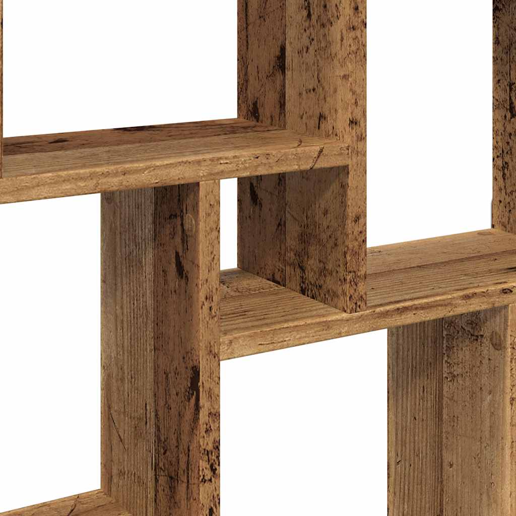 Wall Cube Shelf 90X15X119.5 Cm Engineered Wood