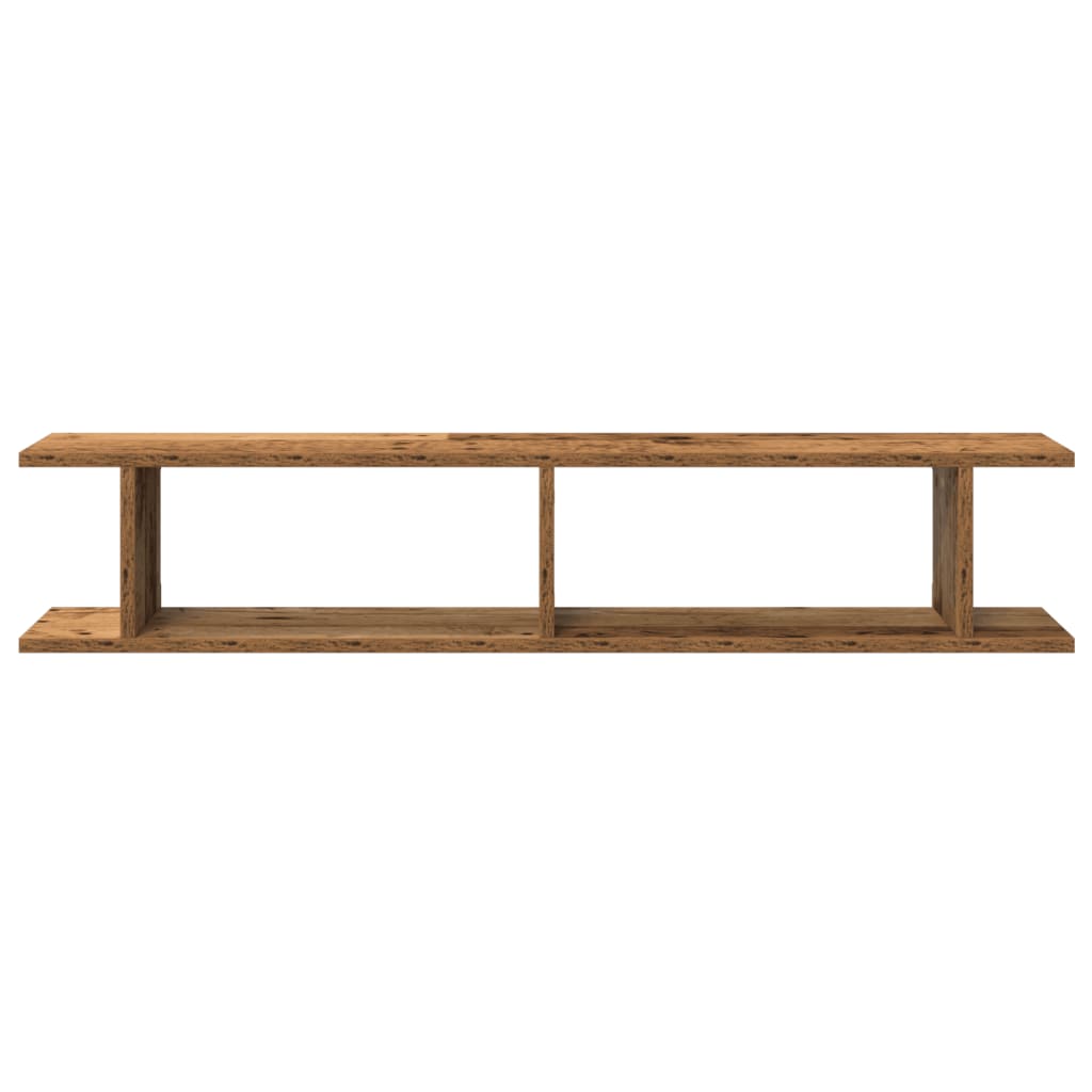 Wall Shelves 2 Pcs Engineered Wood