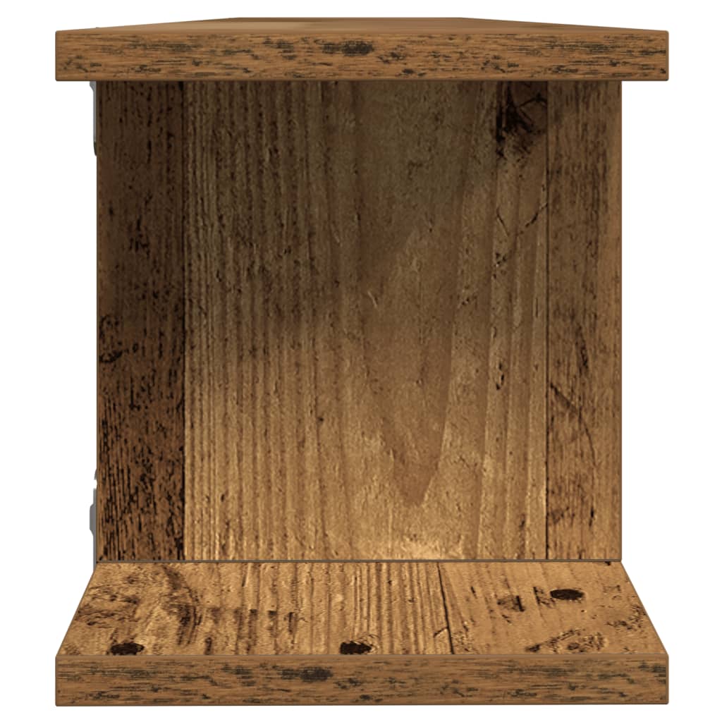 Wall Shelves 2 Pcs Engineered Wood
