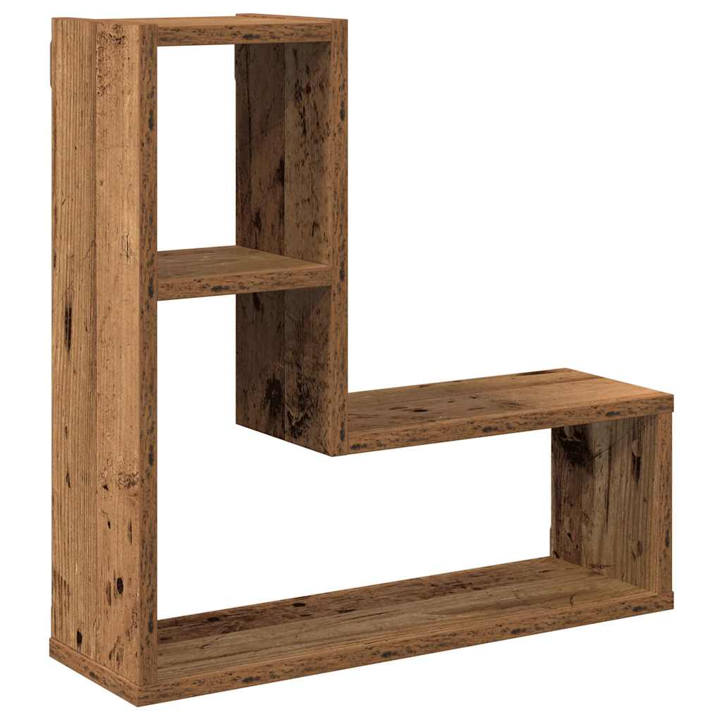 Wall Cube Shelves 2 Pcs 50X15X50 Cm Engineered Wood