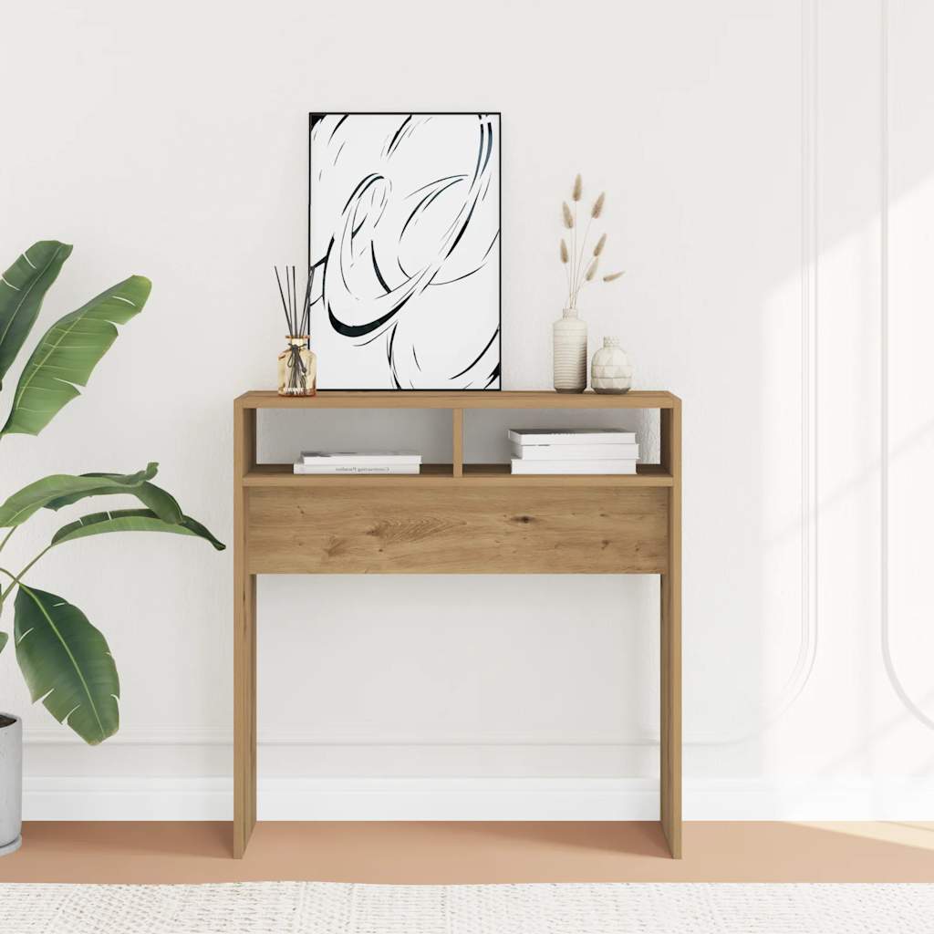 Console Table 78X30X80 Cm Engineered Wood
