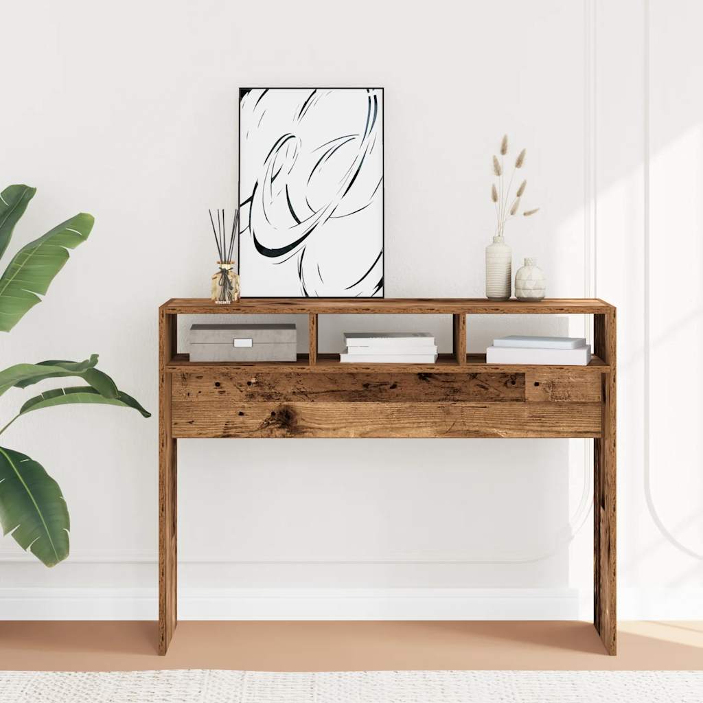 Console Table 78X30X80 Cm Engineered Wood