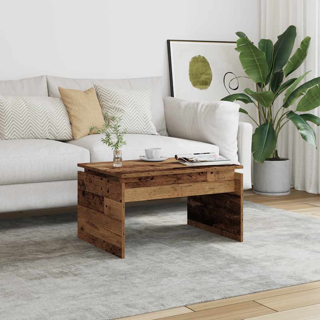 Coffee Table 68X50X38 Cm Engineered Wood