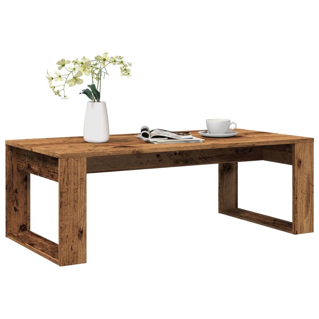 Coffee Table 102X50X35 Cm Engineered Wood