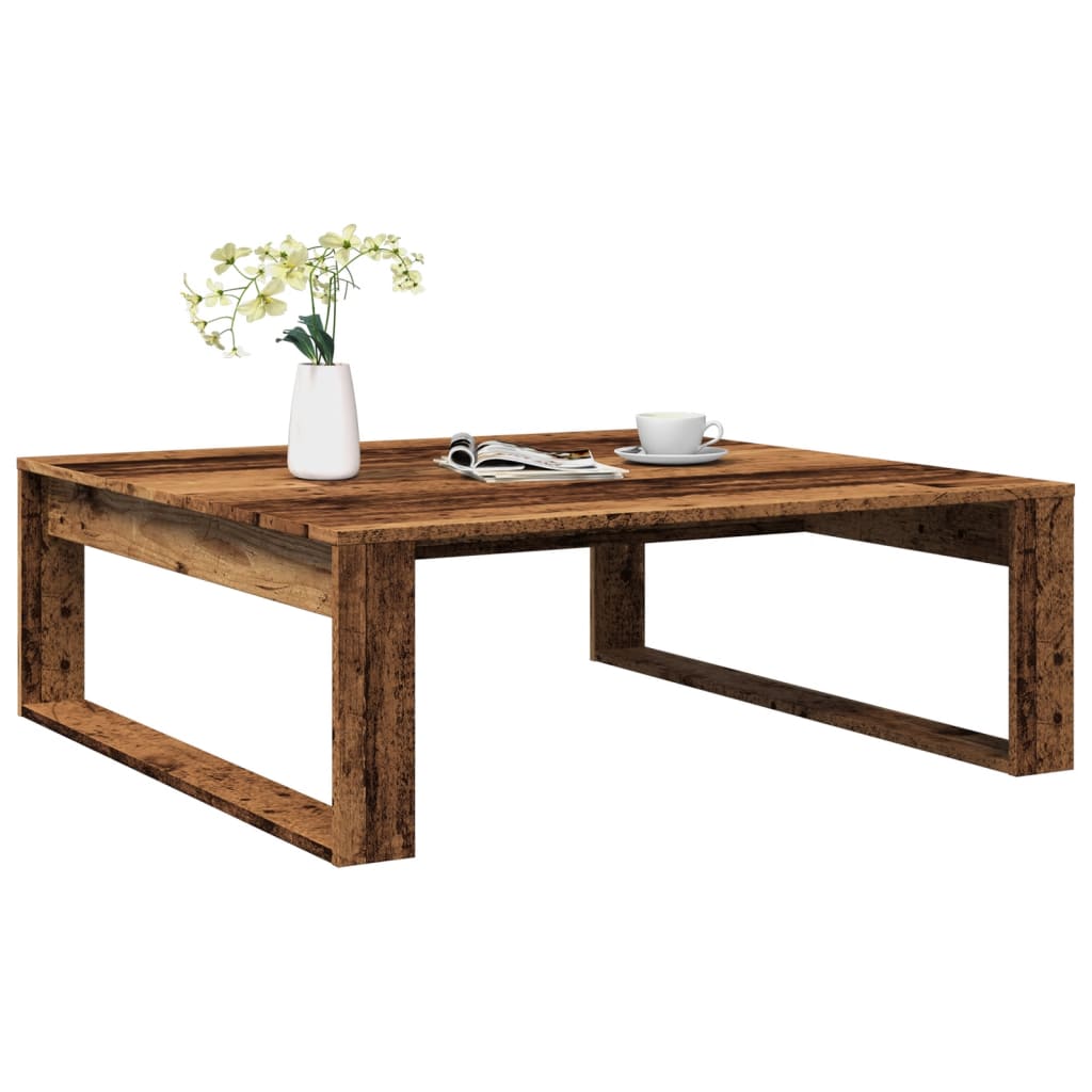 Coffee Table 100X100X35 Cm Engineered Wood
