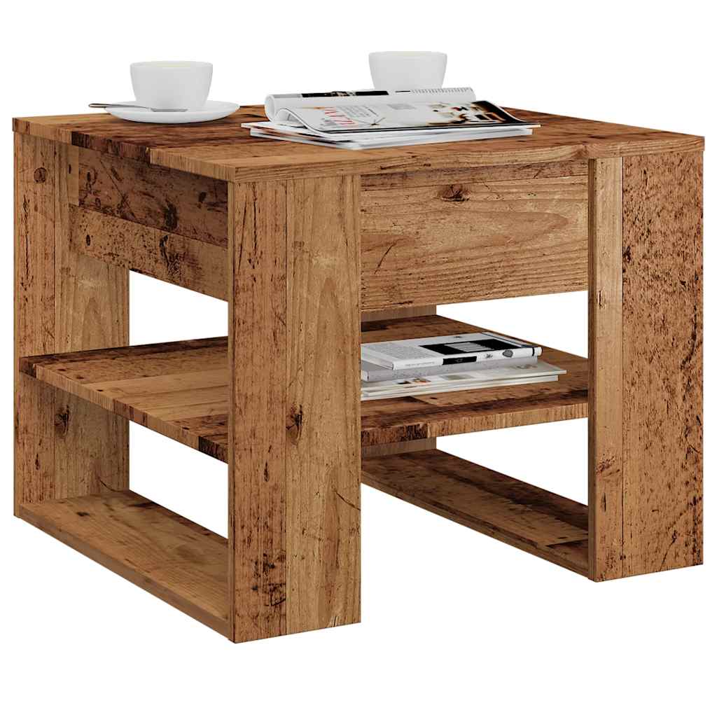 Coffee Table 55.5X55X45 Cm Engineered Wood