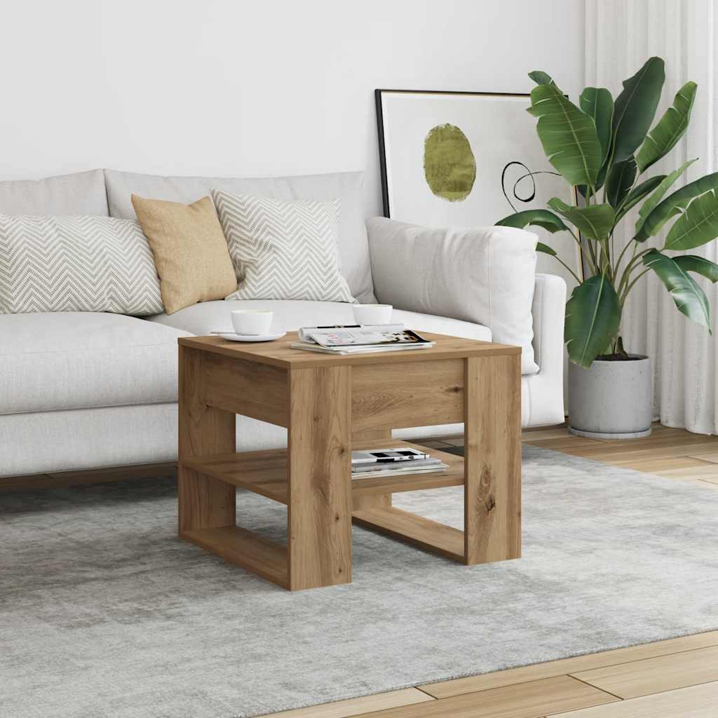 Coffee Table 55.5X55X45 Cm Engineered Wood