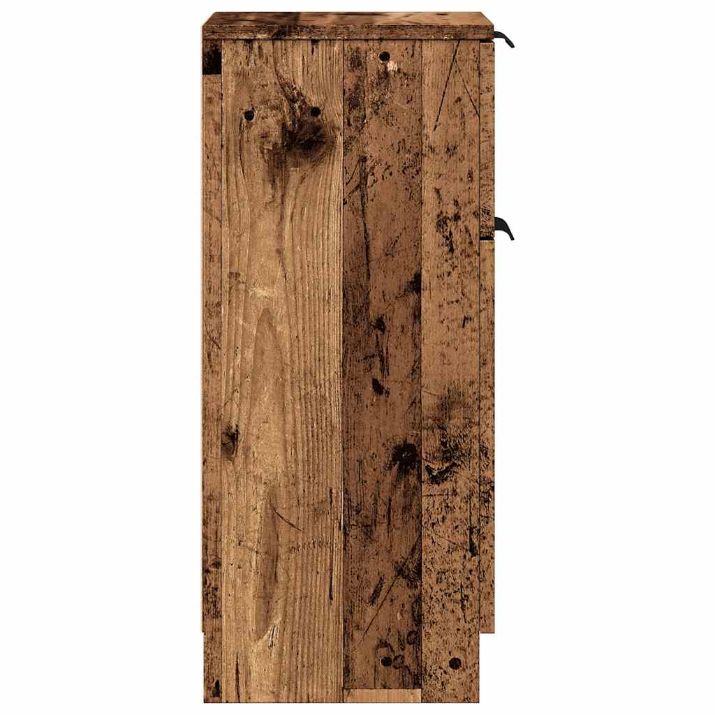 Sideboards 2 Pcs 30X30X70 Cm Engineered Wood