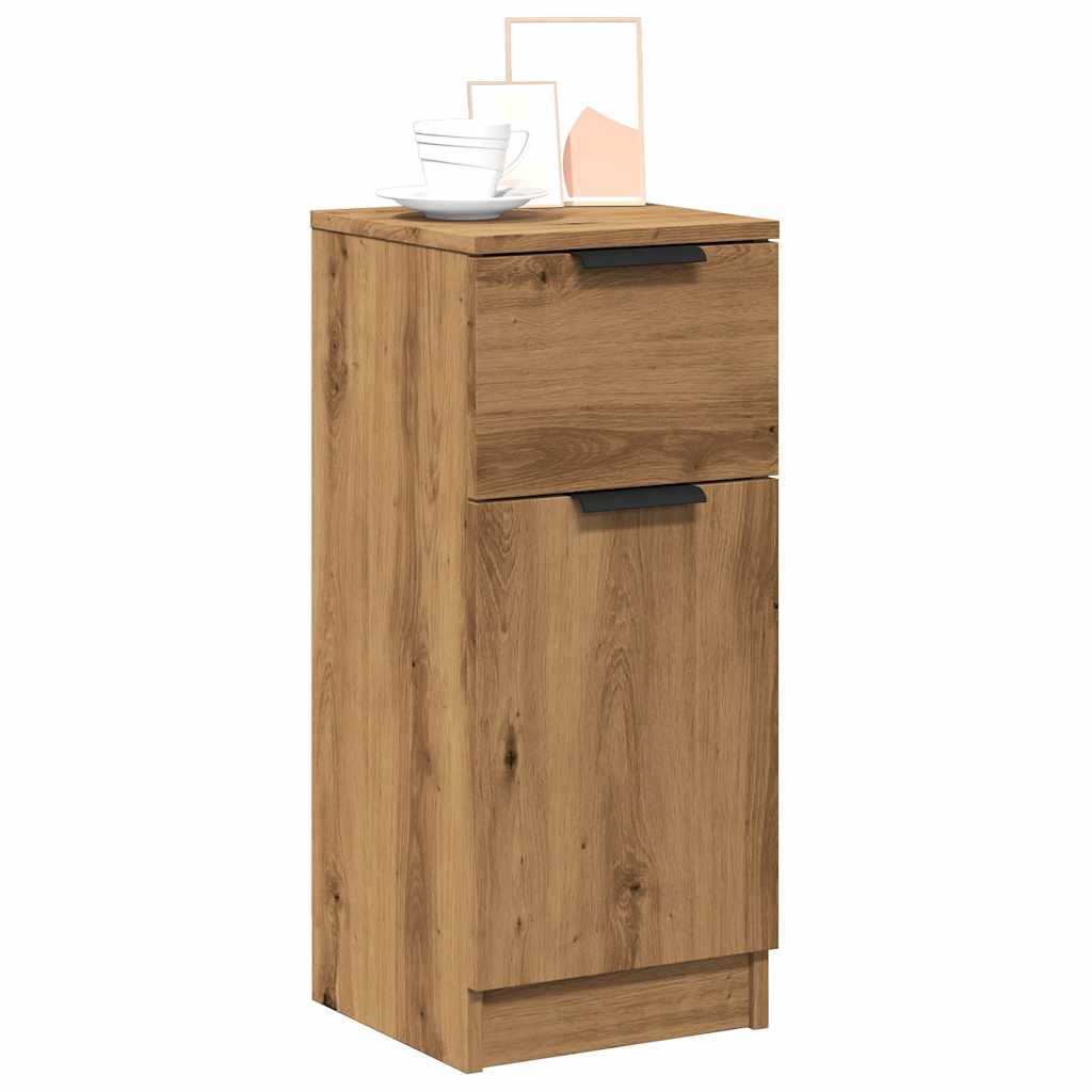 Sideboards 2 Pcs 30X30X70 Cm Engineered Wood