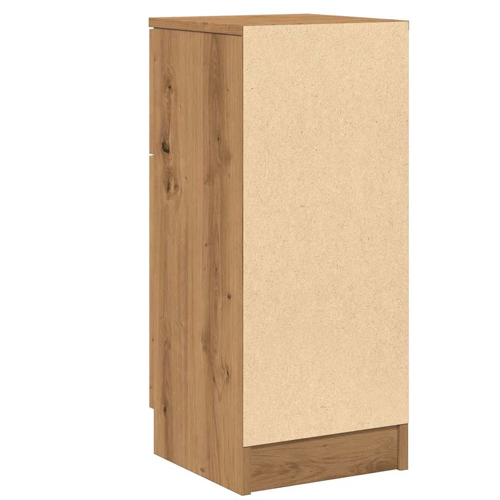 Sideboards 2 Pcs 30X30X70 Cm Engineered Wood
