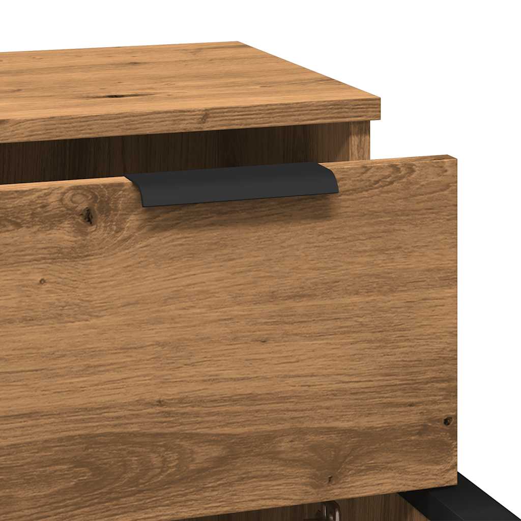 Sideboards 2 Pcs 30X30X70 Cm Engineered Wood