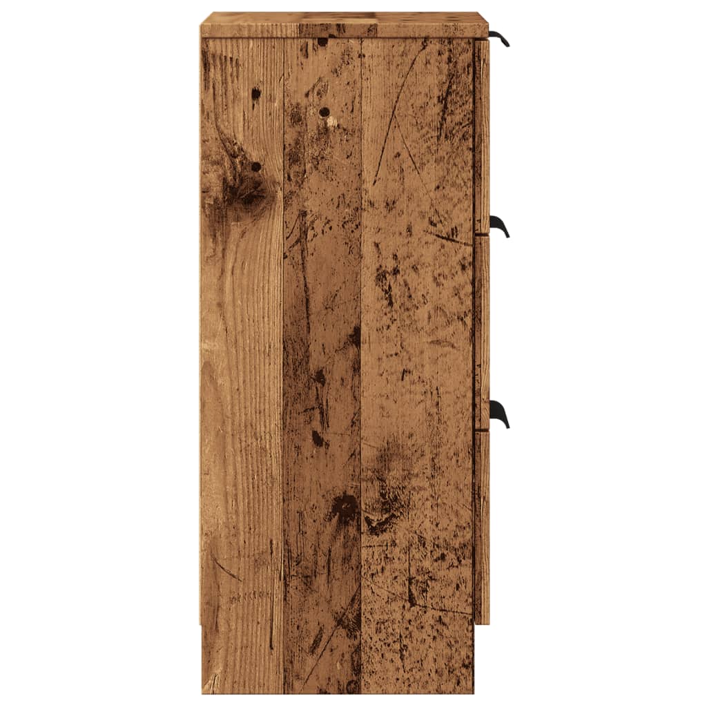 Sideboards 2 Pcs 30X30X70 Cm Engineered Wood