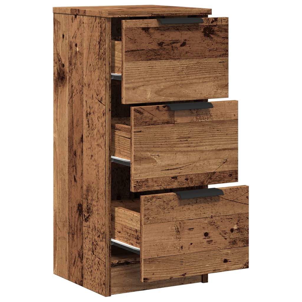 Sideboards 2 Pcs 30X30X70 Cm Engineered Wood