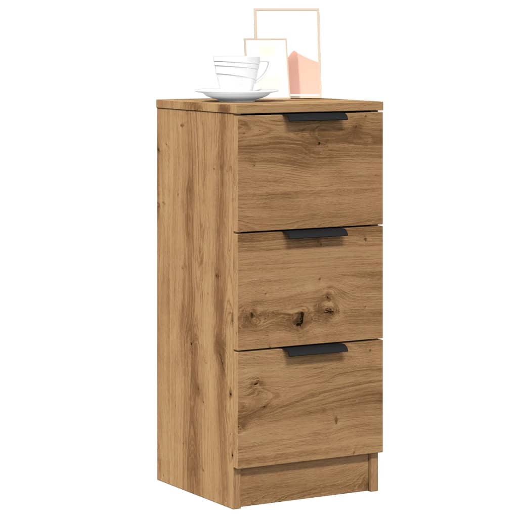 Sideboards 2 Pcs 30X30X70 Cm Engineered Wood