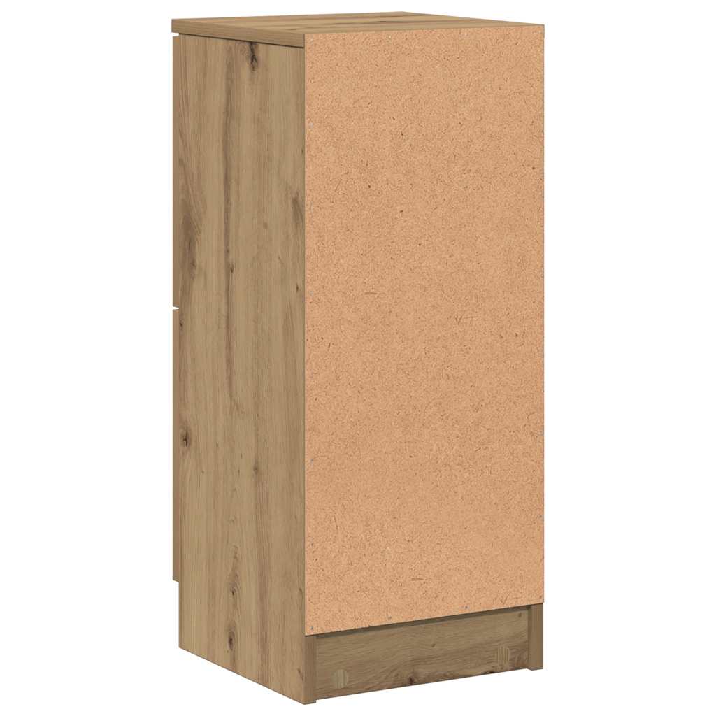 Sideboards 2 Pcs 30X30X70 Cm Engineered Wood