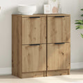 Sideboards 2 Pcs 30X30X70 Cm Engineered Wood