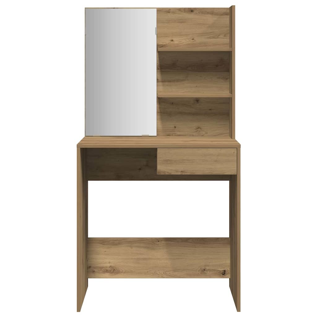 Dressing Table With Mirror 74.5X40X141 Cm