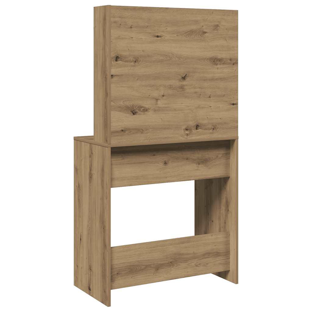Dressing Table With Mirror 74.5X40X141 Cm