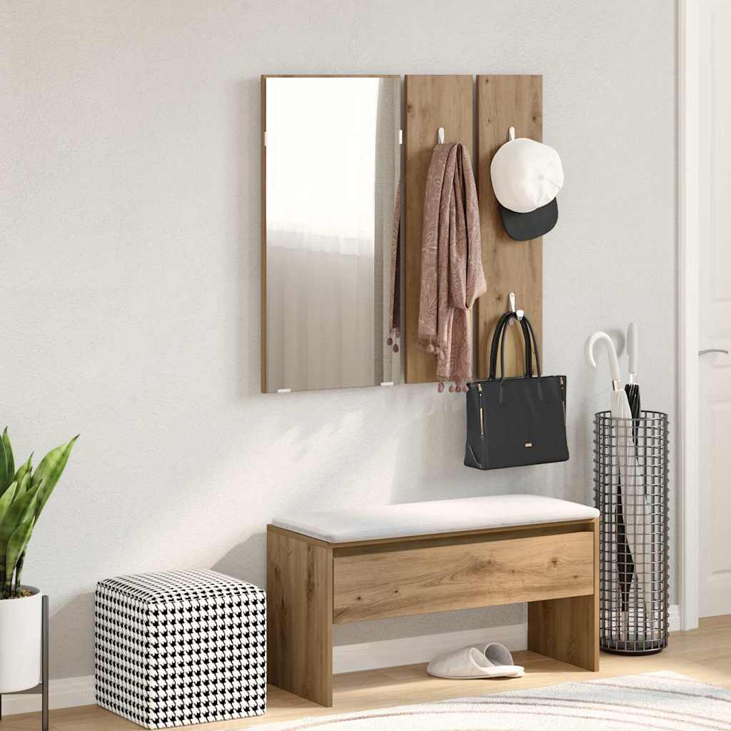 Hallway Furniture Set Engineered Wood