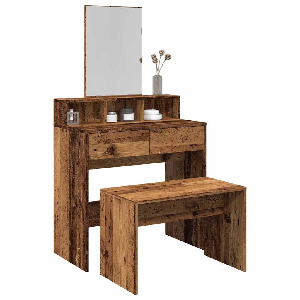 Dressing Stool 70X35X45 Cm Engineered Wood