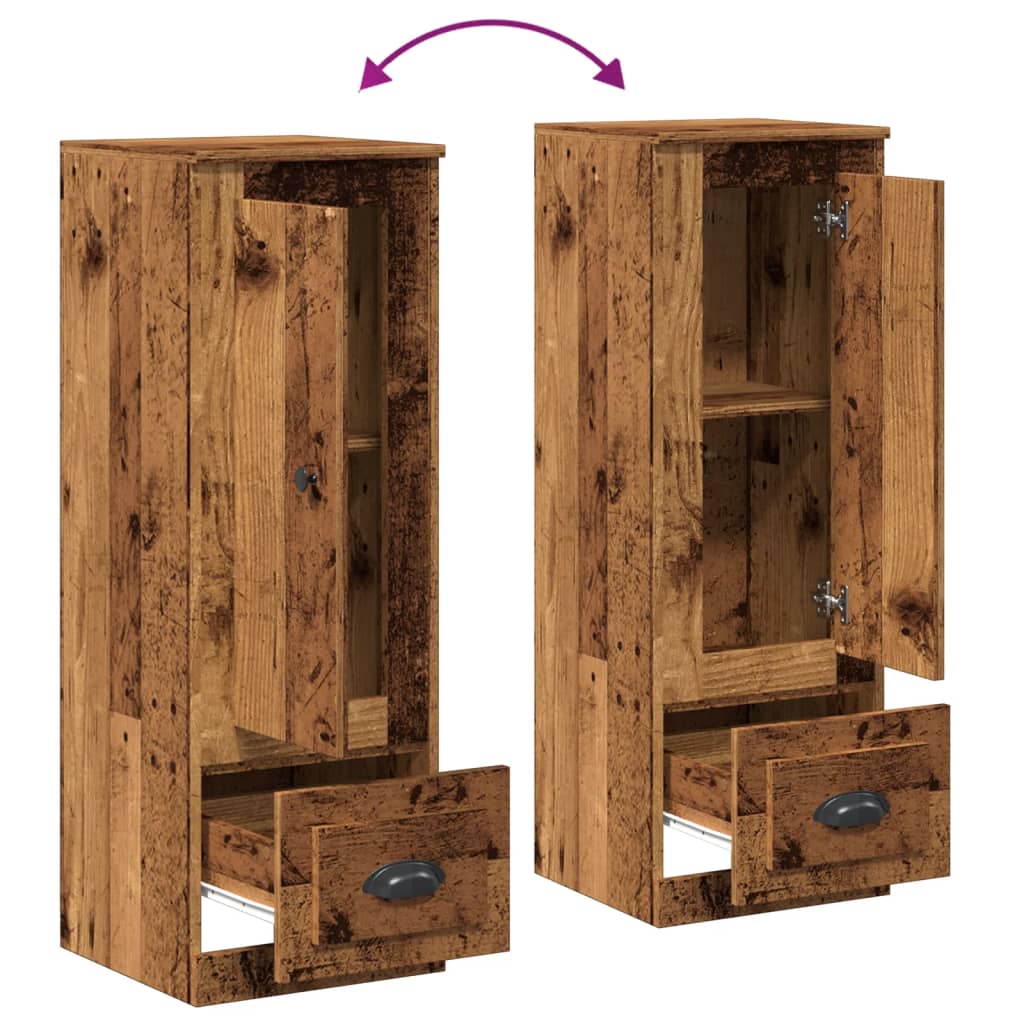 Highboard 36X35.5X103.5 Cm Engineered Wood