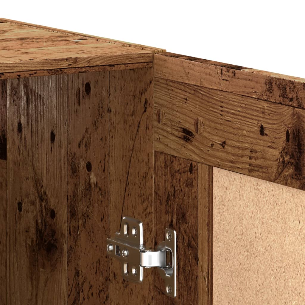 Wall Mounted Cabinet 69.5X34X90 Cm Engineered Wood