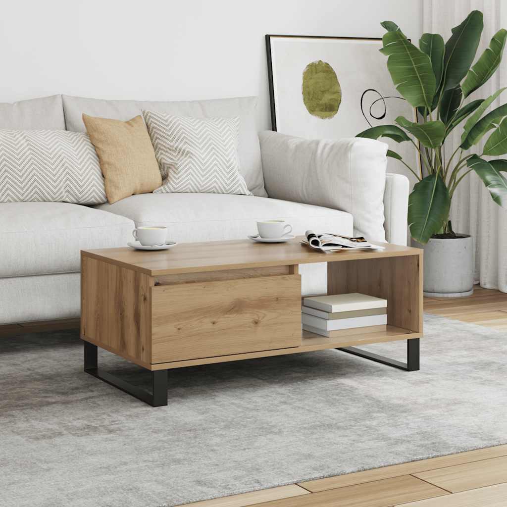 Coffee Table 90X50X36.5 Cm Engineered Wood