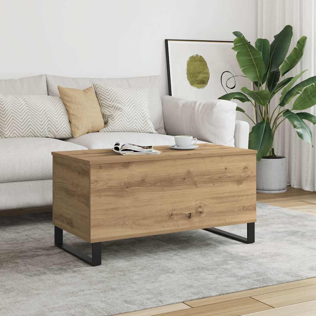 Coffee Table 90X44.5X45 Cm Engineered Wood