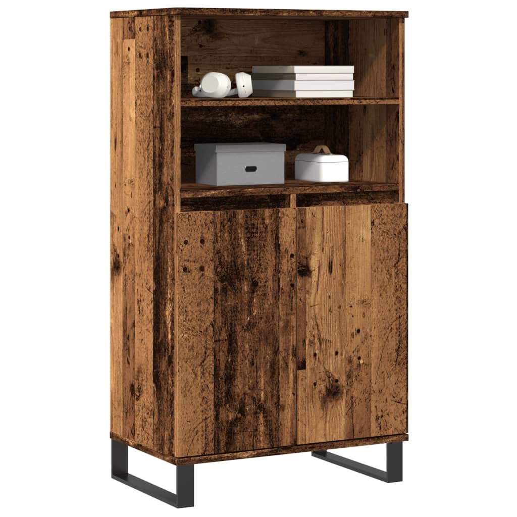 Highboard 60X36X110 Cm Engineered Wood