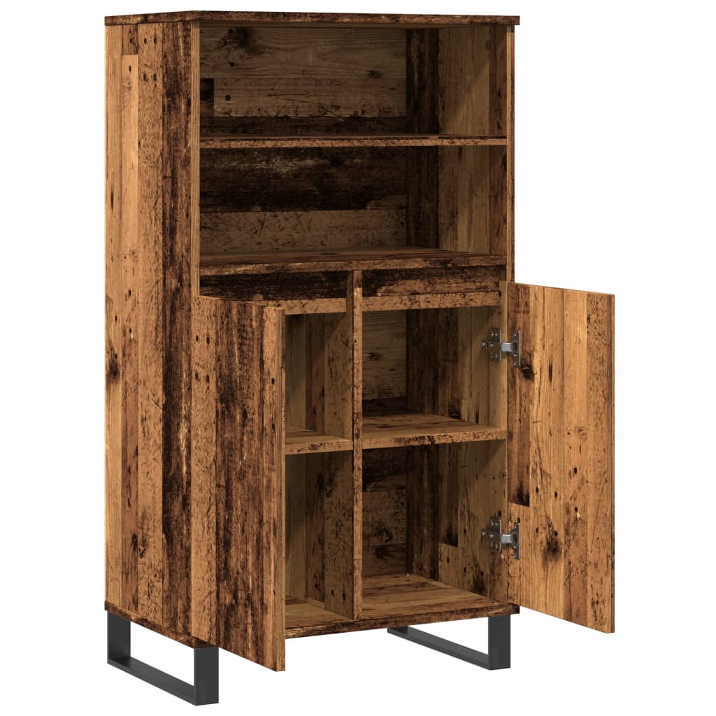 Highboard 60X36X110 Cm Engineered Wood