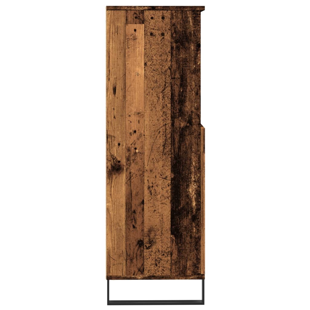Highboard 60X36X110 Cm Engineered Wood