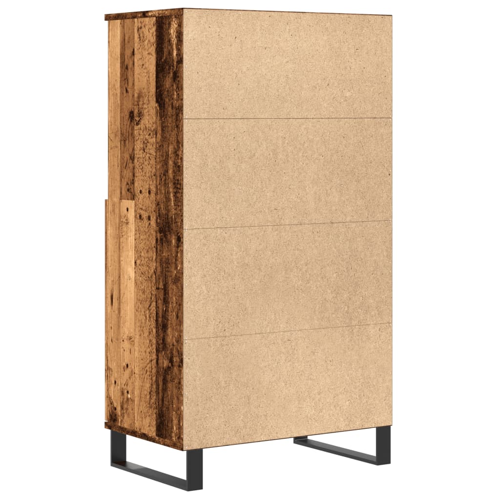 Highboard 60X36X110 Cm Engineered Wood