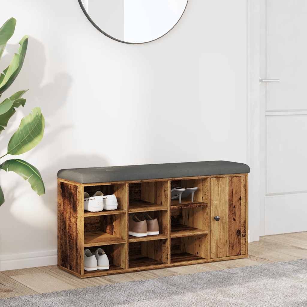 Storage Bench 102 X 32 X 50 Cm Engineered Wood