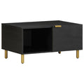 Coffee Table Black 80X50X40 Cm Engineered Wood