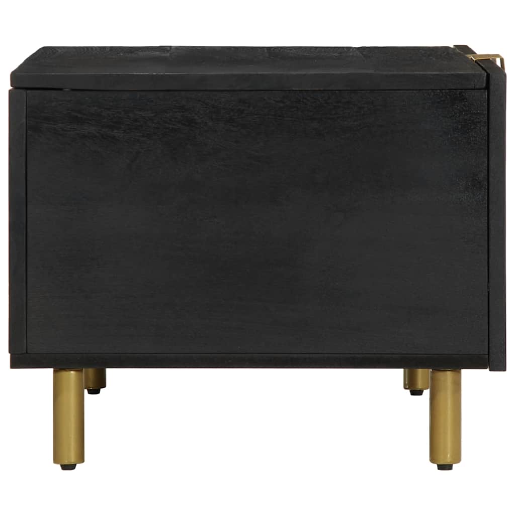 Coffee Table Black 80X50X40 Cm Engineered Wood
