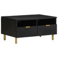 Coffee Table Black 80X54X40 Cm Engineered Wood