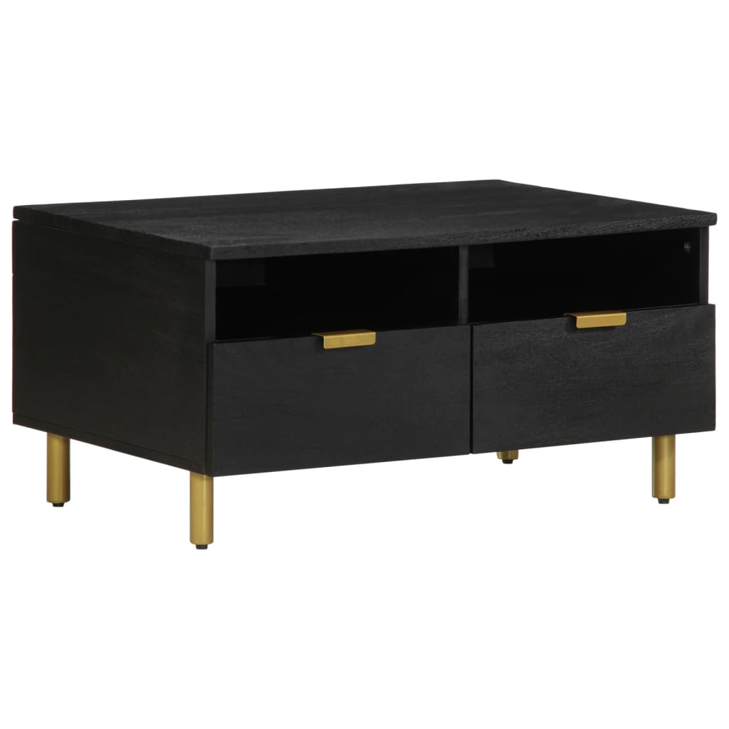 Coffee Table Black 80X54X40 Cm Engineered Wood